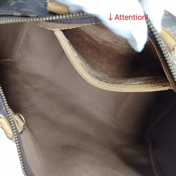 Authentic Louis Vuitton Satchel Bag Speedy 35 Monogram Used LV Handbag Vintage - Picture 6 of 10